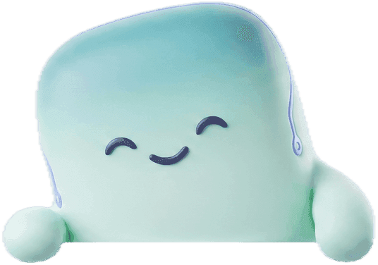 Byte, the TeraByte mascot, peeking over the footer